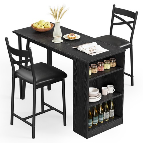 Dining set wood top table - dining, and