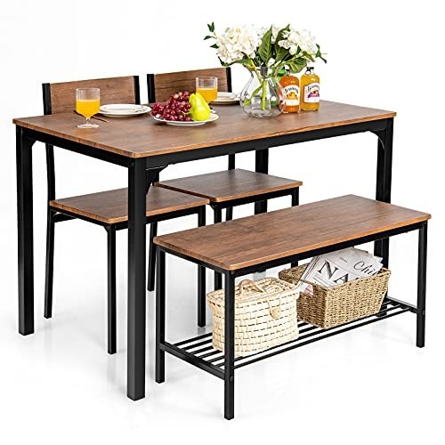 Dining table set for - table, 4: